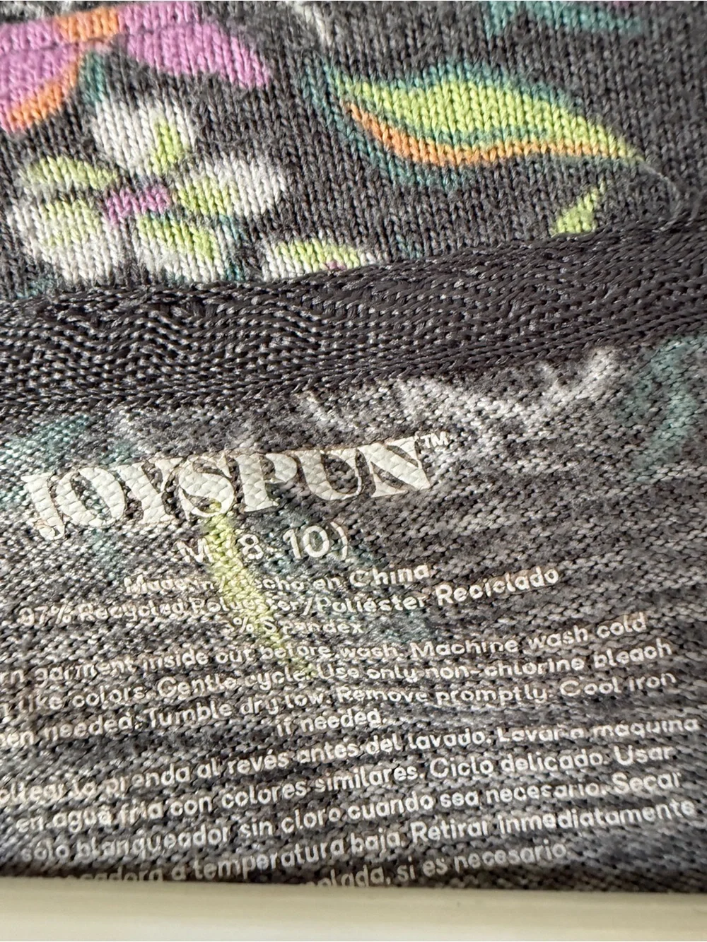 Joyspun soft gray